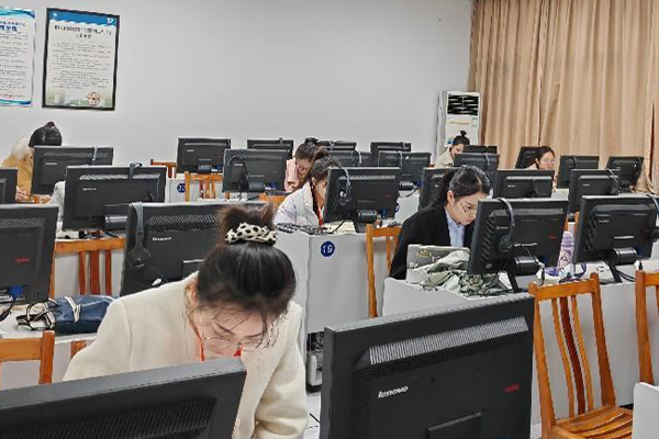 备赛现场。西南大学供图